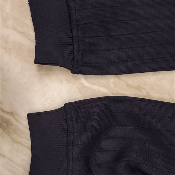 NBC Tour Footjoy Golf Sweater Men's Small Navy Drop Needle Half Zip NWT - Picture 5 of 6